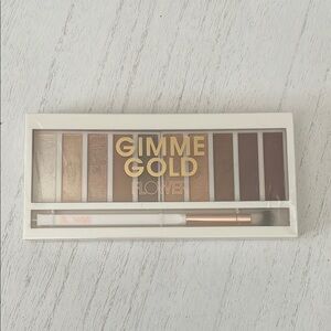 Gimme Gold Eyeshadow Palette with Matte and Shimmer by Flower